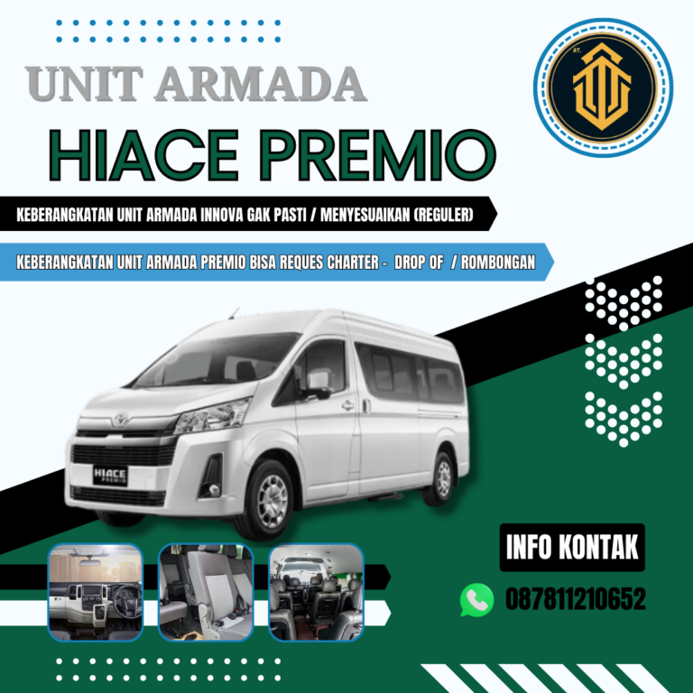 Anoms Travel Armada Hiace Premio