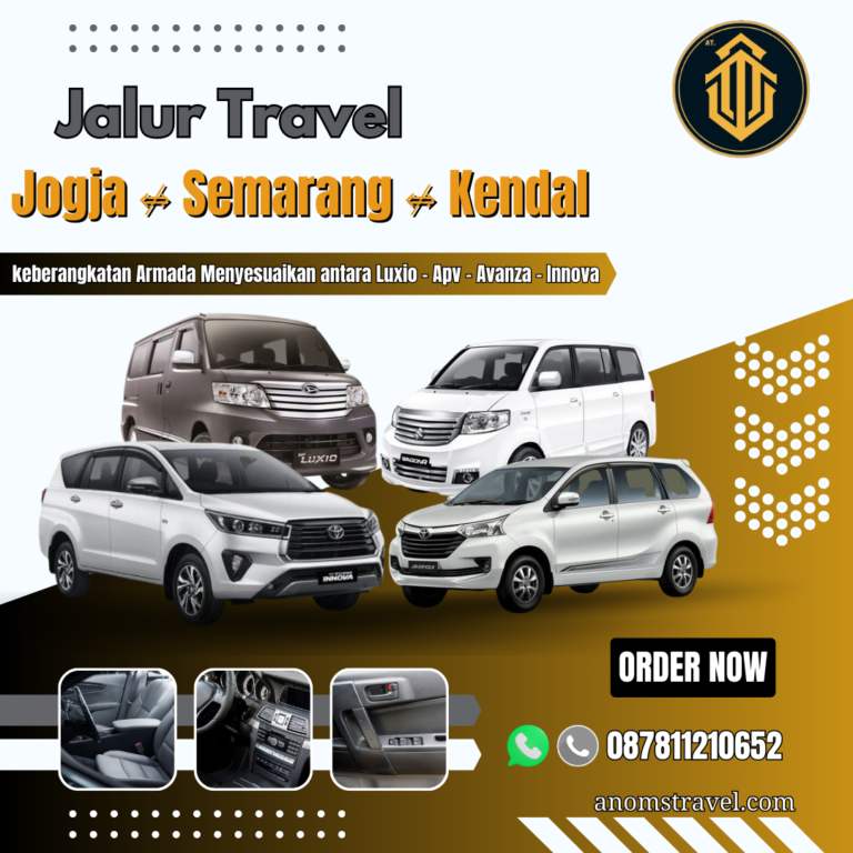 Travel Jogja - Semarang - kendal (pp)